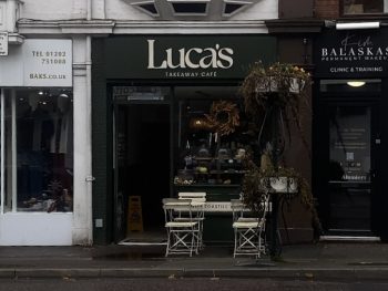 Shopfront of Luca's Takeaway In Westbourne.