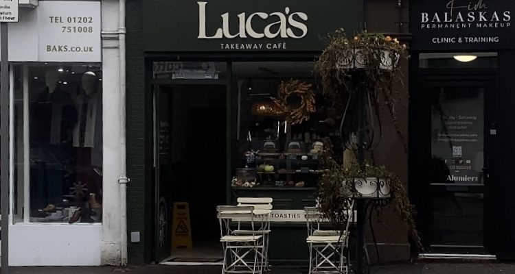 Shopfront of Luca's Takeaway In Westbourne.