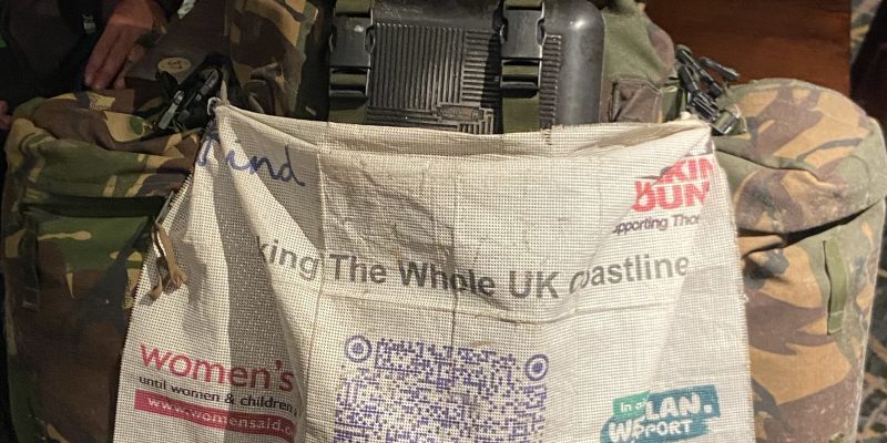 The bag Jason Holborn has taken on his journey