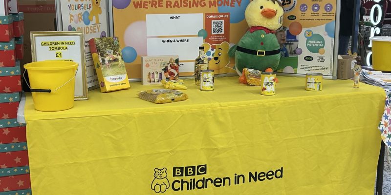 Activity table in Asda for Children in Need Photo Credit - Ellie Harrington