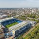 Aerial view of Stamford Bridge on a bright day