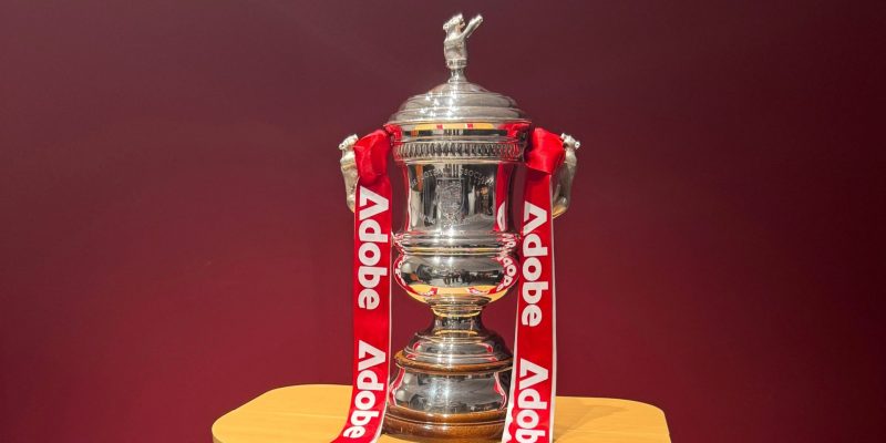 The Women's FA Cup Trophy.