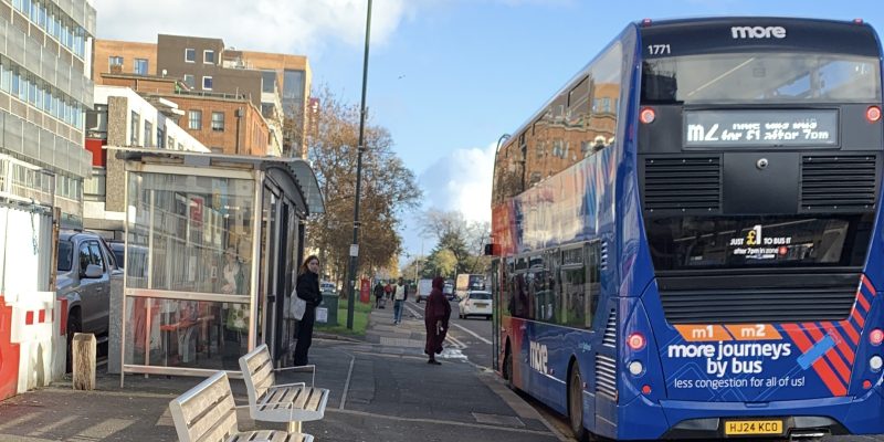 The M2 Bus at Lansdowne Road
