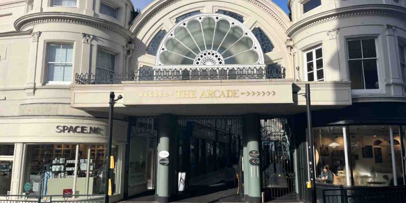 the outside of Bournemouth Arcade