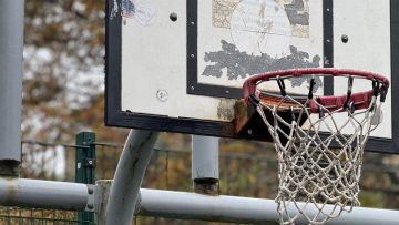 Basketball hoop in Boscombe, Derin Mehmet 