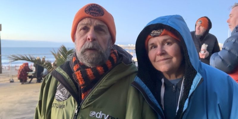 Bournemouth Sea Dippers member Stump and Mary