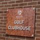 Clubhouse sign at Meyrick Park Golf Club