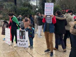 A group of protesters