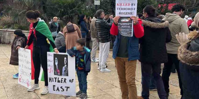 A group of protesters