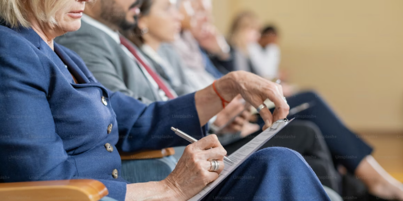People sitting in Parliament